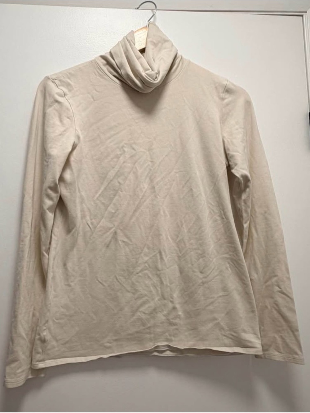 Peruvian Connection Cream Turtleneck Pullover